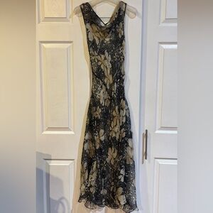 Elegant Floral Midi Dress